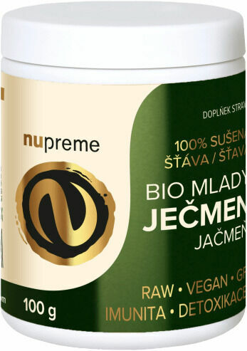 Nupreme BIO Mladý ječmen Premium 100g porovnat ceny