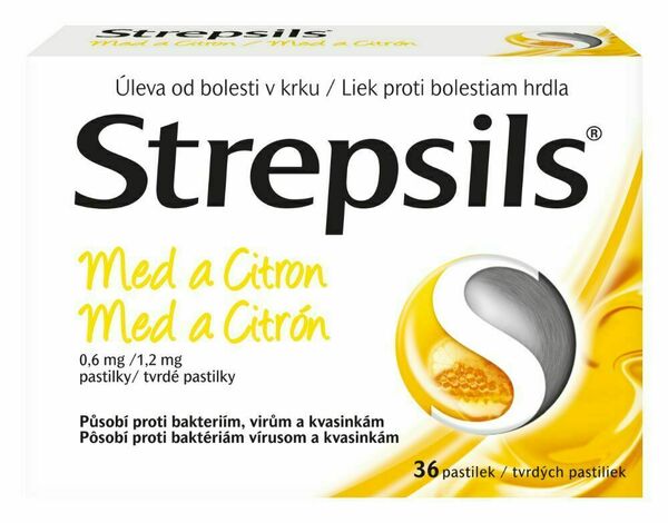 STREPSILS Med a Citron 36 pastilek porovnat ceny