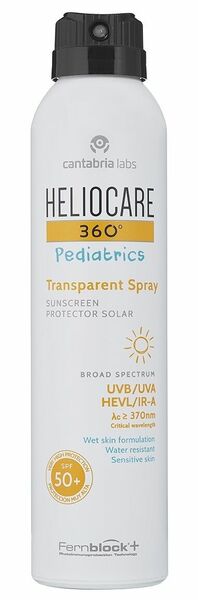 Heliocare 360° Pediatrics Transparent Spray SPF 50+, 200ml porovnat ceny