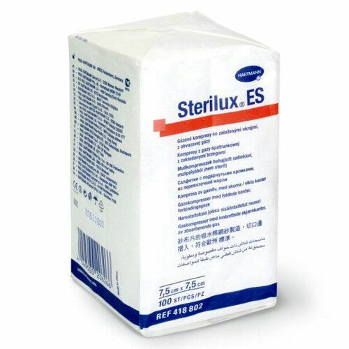 Hartmann  Gáza kompr.nester.Sterilux 7.5x7.5cm/100ks 17vl.8v porovnat ceny