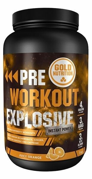 GoldNutrition Pre-Workout Explosive pomeranč 1000g porovnat ceny