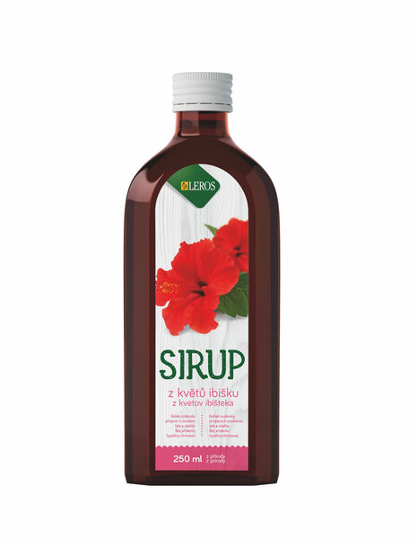 Leros Sirup z květů ibišku 250 ml porovnat ceny