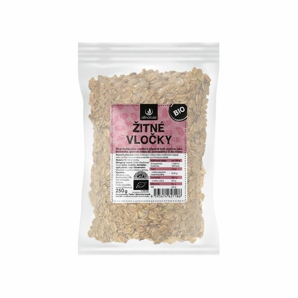 Allnature Žitné vločky BIO 250g porovnat ceny