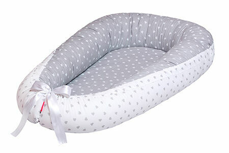 Scamp Hnízdo kokos Little heart white-grey porovnat ceny