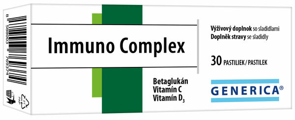 Generica Immuno Complex 30 pastilek porovnat ceny
