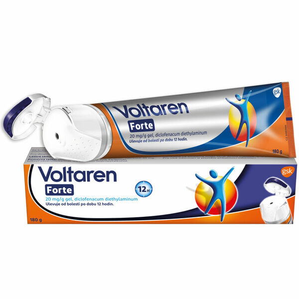VOLTAREN FORTE Gel 20 mg 180 g IIB CZ porovnat ceny