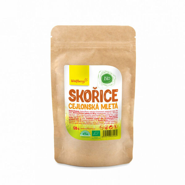 WOLFBERRY Skořice cejlonská mletá BIO 50 g porovnat ceny