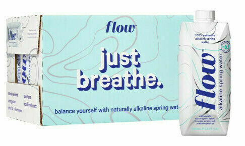 FLOW - 100% Natural Alkaline Spring Water 12 x 500ml porovnat ceny