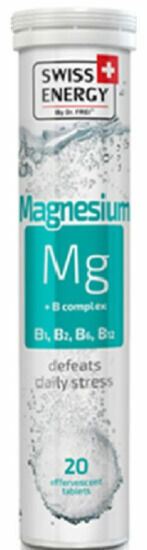 Swiss Energy Magnesium + B Komplex 20 šumivých tablet porovnat ceny
