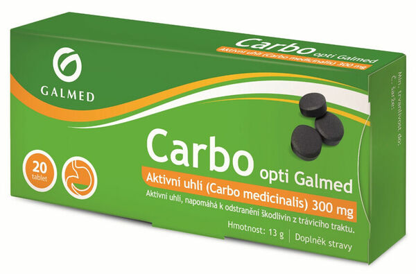 Galmed opti Carbo medicinalis 300mg 20 tablet porovnat ceny
