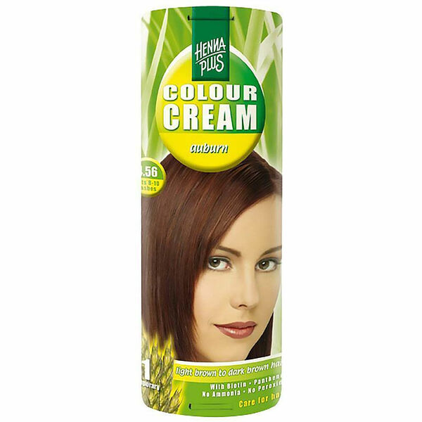 HENNA PLUS Přírodní barva na vlasy krémová KAŠTANOVÁ 4.56 60 ml porovnat ceny