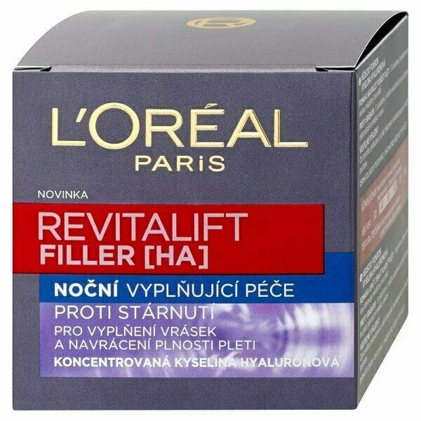 L'Oréal Paris  Revitalift Filler noční krém proti vráskám 50ml porovnat ceny