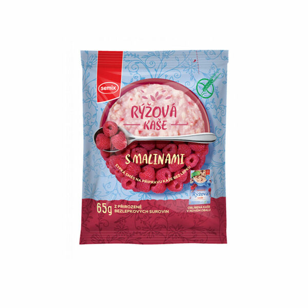 SEMIX Rýžová kaše s malinami bez lepku 65 g porovnat ceny