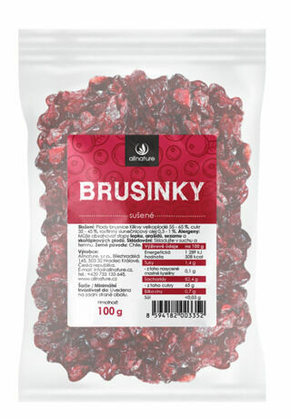 Allnature Brusinky 100g porovnat ceny