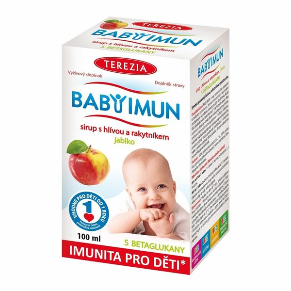 Terezia BABYIMUN sirup s hlívou a rakytníkem jablko 100ml porovnat ceny