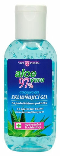 VIVAPHARM Zklidňující gel po opalování Aloe Vera 97%, cestovní balení 50ml porovnat ceny