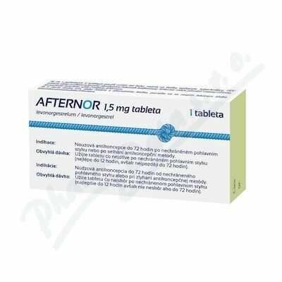 AFTERNOR 1,5MG neobalené tablety 1 porovnat ceny