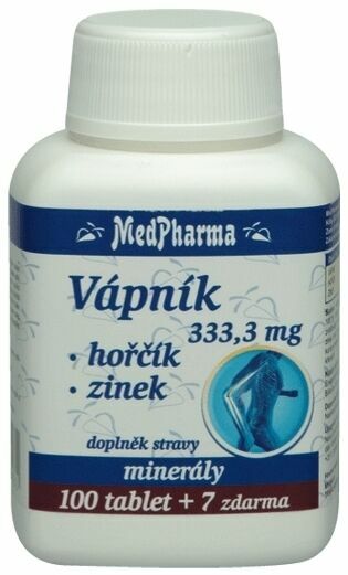 MedPharma Vápník+Hořčík+Zinek 107 tablet porovnat ceny