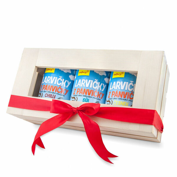 WOLFBERRY Dárková kazeta Larvičky z pánvičky 3x 40 g porovnat ceny