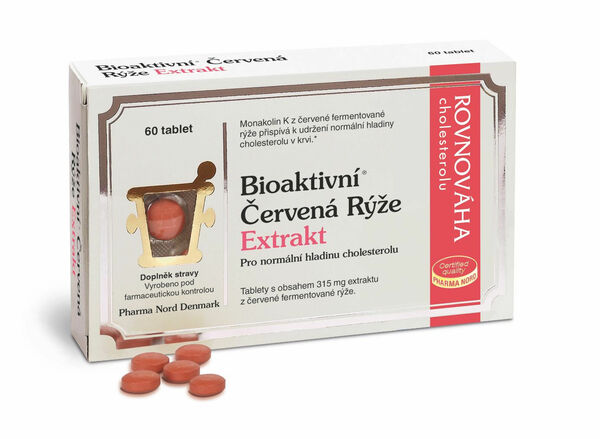 Bioaktivní Červená Rýže Extrakt 60 tablet porovnat ceny
