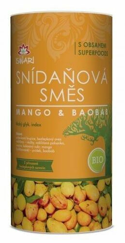 Iswari  BIO Snídaňová směs mango-baobab 800g porovnat ceny