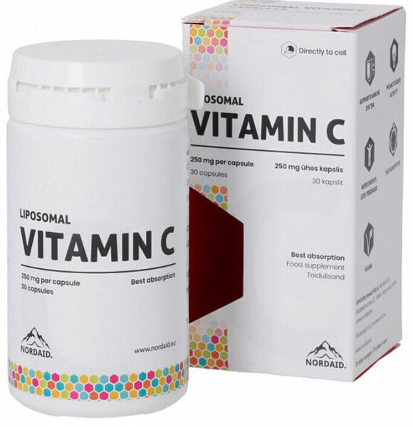 Nordaid Liposomální vitamín C 30 kapslí porovnat ceny