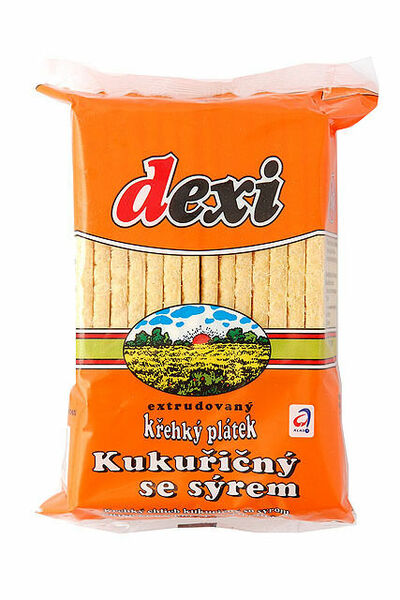 Poex  Křehký chléb kukuřičný se sýrem 125g porovnat ceny