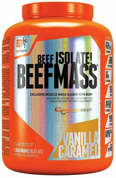 Extrifit BeefMass 3kg vanilka karamel porovnat ceny