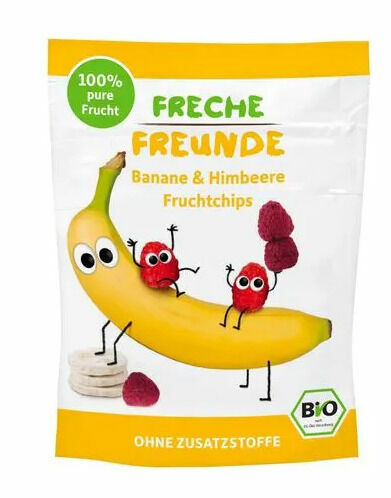 Freche Freunde BIO Ovocné chipsy banán a malina 16g porovnat ceny