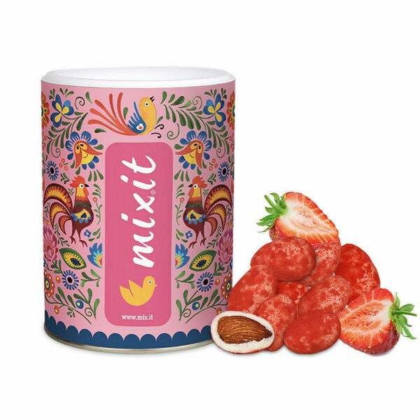 MIXIT Mandle v jogurtu s jahodovým prachem 540 g porovnat ceny