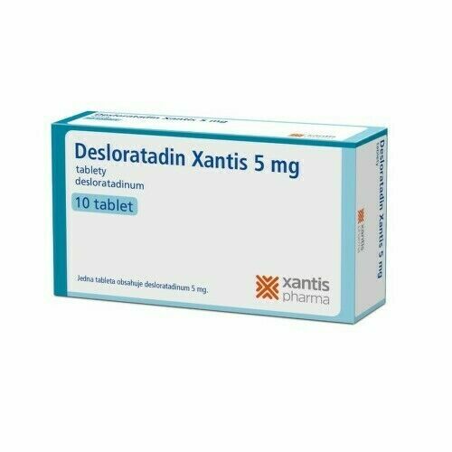 DESLORATADIN XANTIS 5MG neobalené tablety 10 porovnat ceny