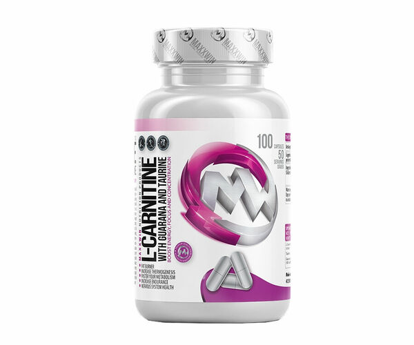 MAXXWIN L-carnitine guarana taurine 100 kapslí porovnat ceny