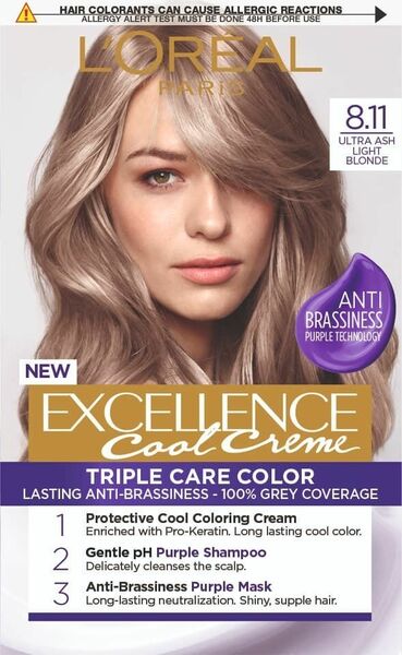 L'Oréal Paris Excellence Cool Creme 8.11 Ultra popelavá světlá blond Permanentní barva 1ks porovnat ceny
