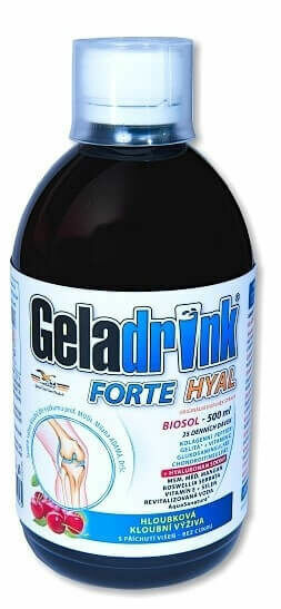Geladrink FORTE HYAL biosol višeň 500ml porovnat ceny