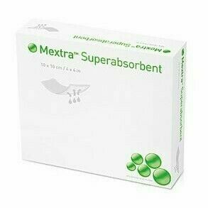 MEXTRA SUPERABSORBENT 10X10CM, 10 KS, SUPERABSORPČNÍ KRYTÍ porovnat ceny