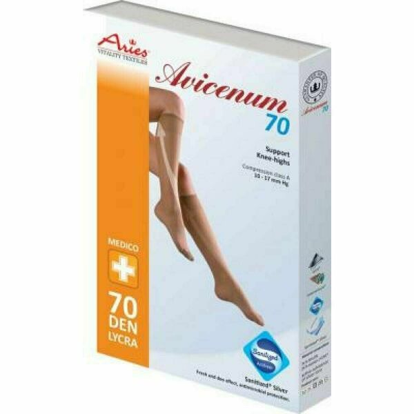 Podpůrné podkolenky Avicenum 70 tělové světlé  velikost 23-25 porovnat ceny