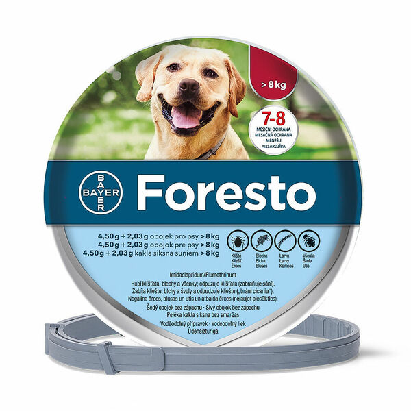 FORESTO Obojek pro psy nad 8 kg délka 70 cm porovnat ceny