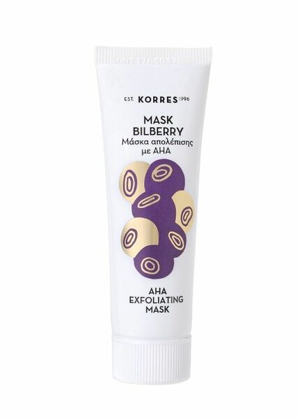 Korres Beauty Shots Bilberry AHA Mask peelingová maska 18ml porovnat ceny