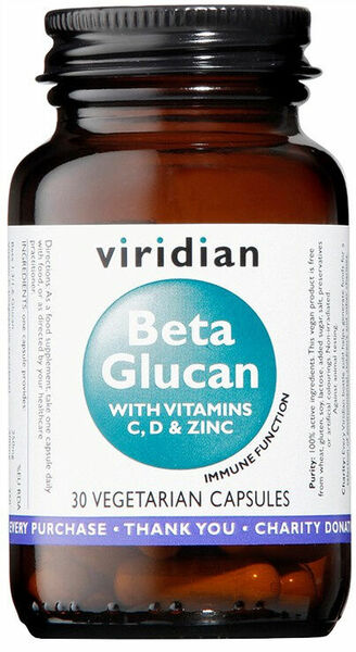 Viridian Beta Glucan 30 kapslí porovnat ceny
