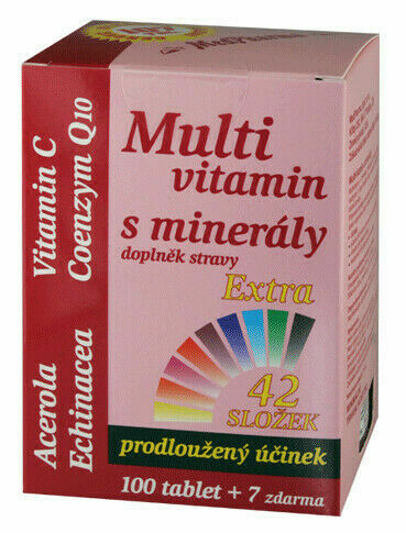 MedPharma Multivitamín s minerály + extra C 107 tablet porovnat ceny