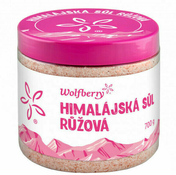 Wolfberry Himalájská sůl růžová 700g porovnat ceny