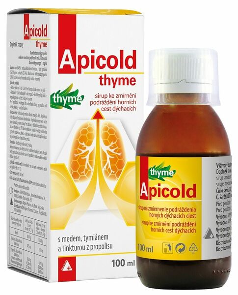 APICOLD thyme sirup 100ml porovnat ceny
