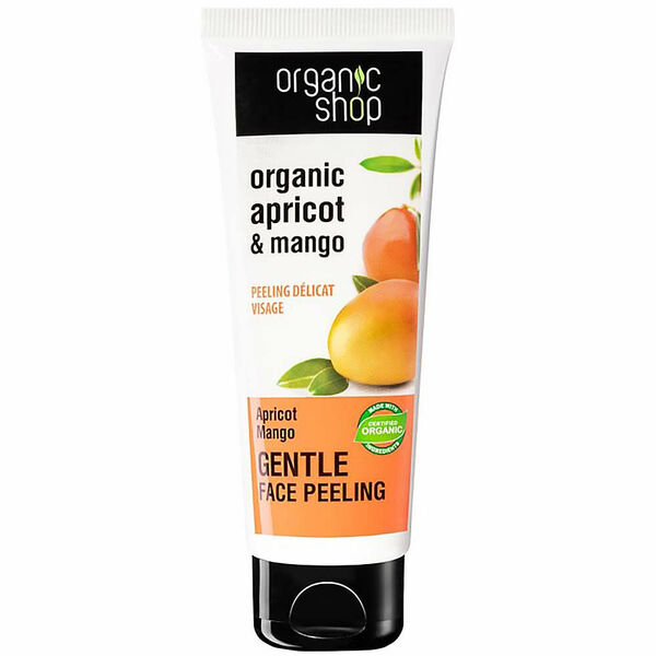 ORGANIC SHOP Jemný peeling na obličej Meruňkové mango 75 ml porovnat ceny
