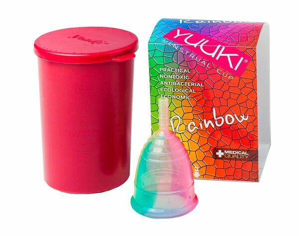 YUUKI Menstruační kalíšek Line Small set 1 ks + dezinfekční krabička porovnat ceny