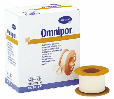 Náplast Omnipor netkaný textil 2.5cmx5m 1ks porovnat ceny