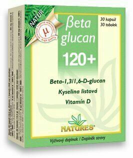 Natures Beta Glucan  Beta Glucan 120+, 30 tobolek porovnat ceny