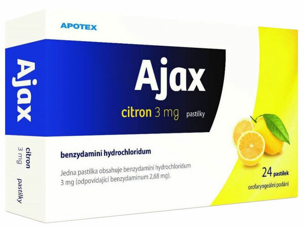 Ajax citron 3mg 24 pastilek porovnat ceny