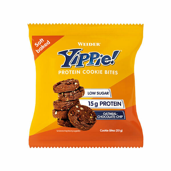 Weider Yippie! Protein Cookie Bites Yippie ovesné vločky-čokoláda 50g porovnání ceny