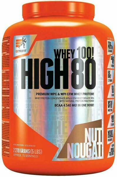 Extrifit High Whey 80 2,27kg oříšek-nugát porovnat ceny