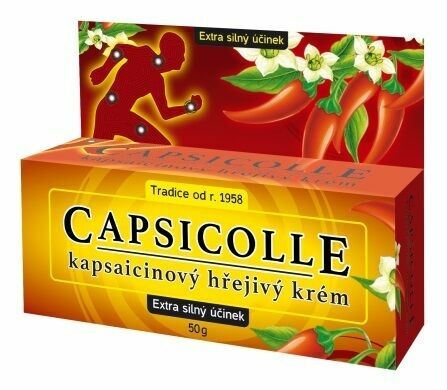 CAPSICOLLE kapsaicinový krém extra hřejivý 50g porovnat ceny
